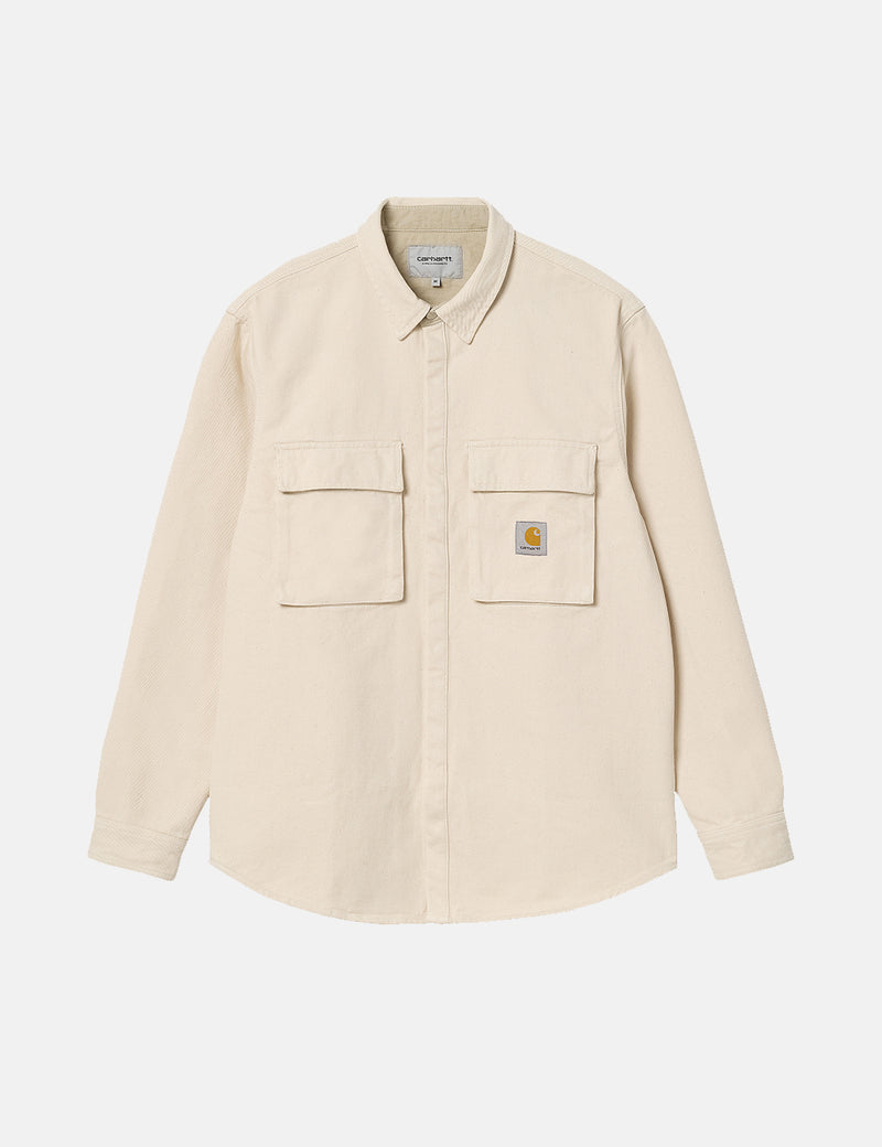 Carhartt-WIPモントレーシャツジャケットオーバーシャツ-ナチュラル