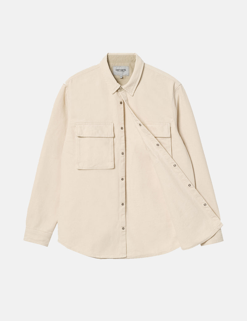Carhartt-WIPモントレーシャツジャケットオーバーシャツ-ナチュラル