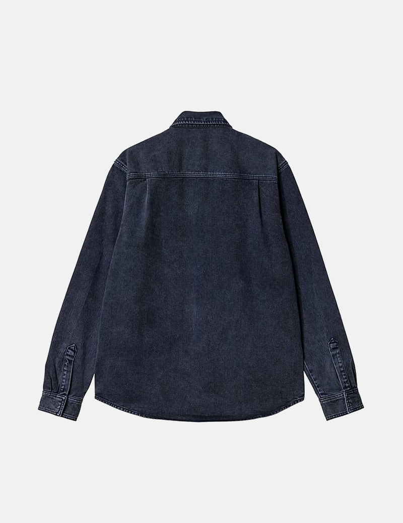 Carhartt-WIPモントレーオーバーシャツ-ダークネイビーブルー