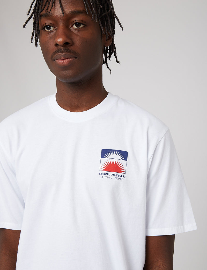 T-shirt Edwin Ippan - Blanc