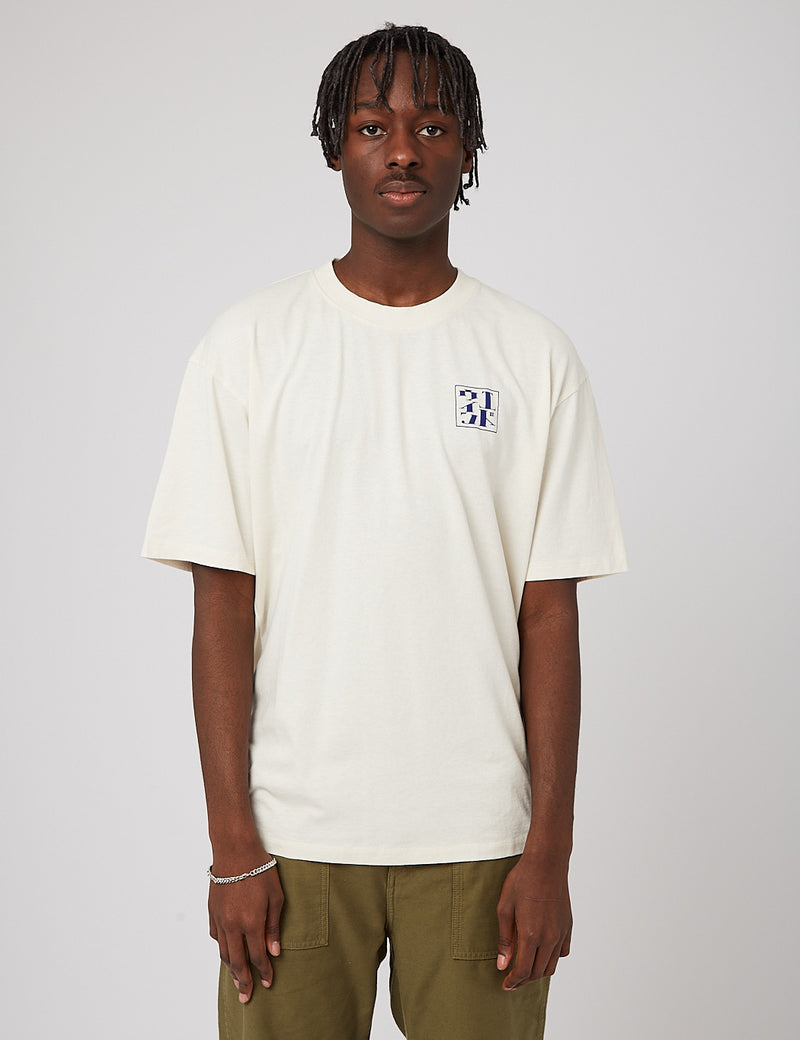 Edwin温泉Tシャツ-ウィスパーホワイト