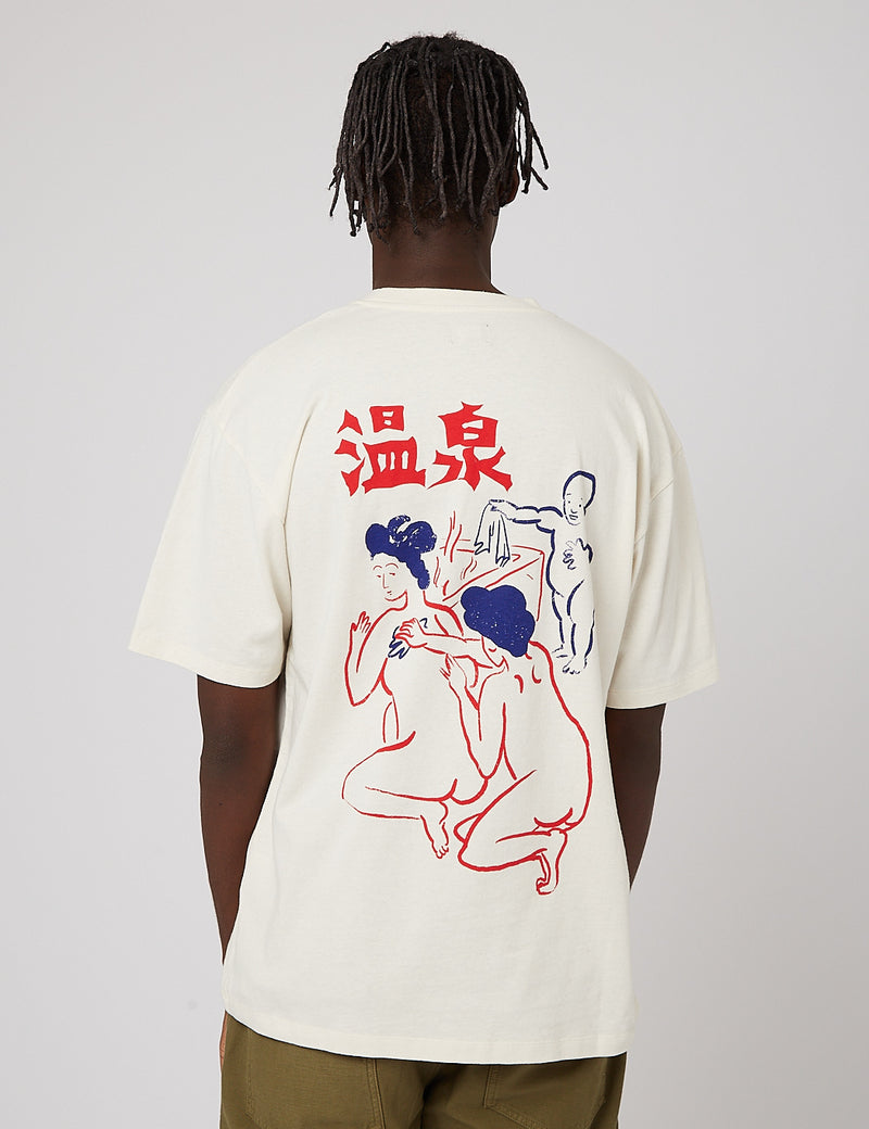 Edwin Onsen T-Shirt - Flüsterweiß