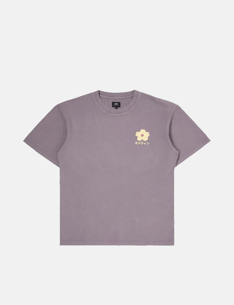 T-Shirt Naturel Edwin Hanadorobo IV - Lilas Violet