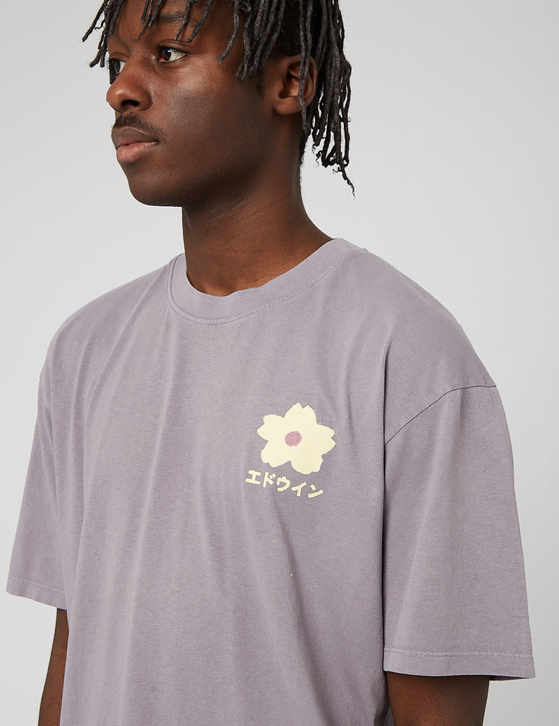 Edwin Hanadorobo IV Natural T-Shirt - Lilac Purple