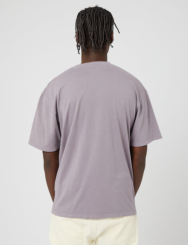 T-Shirt Naturel Edwin Hanadorobo IV - Lilas Violet