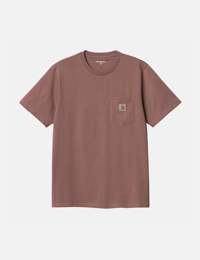 Carhartt-WIP Pocket T-Shirt (Regular) - Lupinus Red Heather