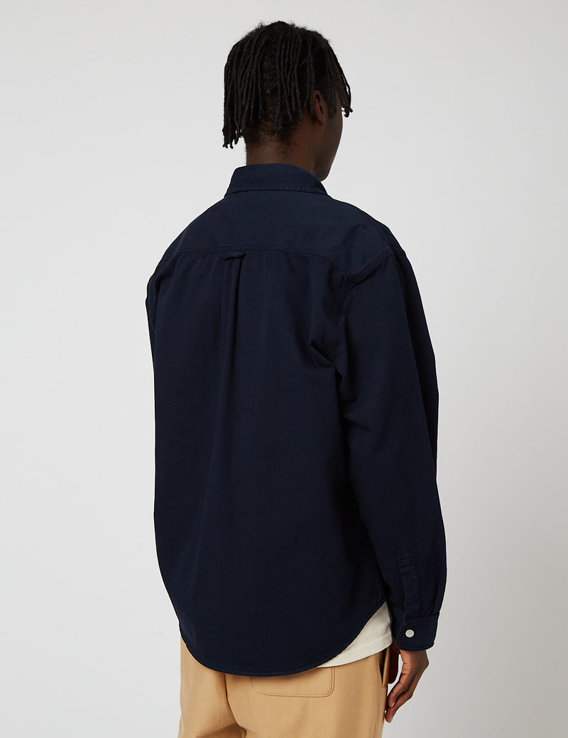 Carhartt-WIP Melville Shirt Jacket Surchemise - Mizar Navy Blue