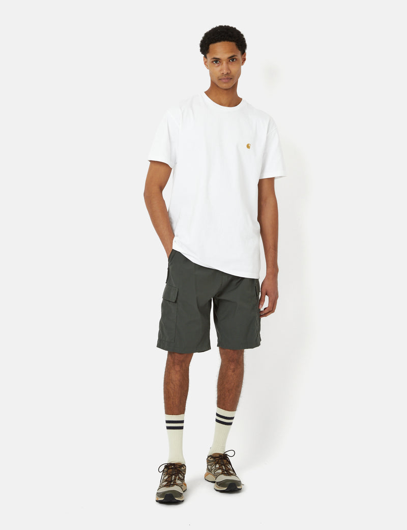 Carhartt-WIPジョガーショーツ-ヘムロックグリーン