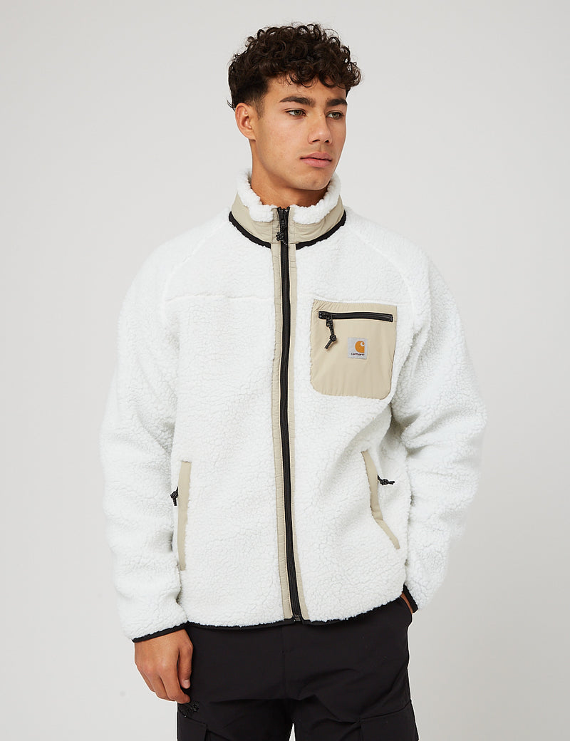 Carhartt-WIP Prentis Liner Fleece Jacket - Wall/Wax