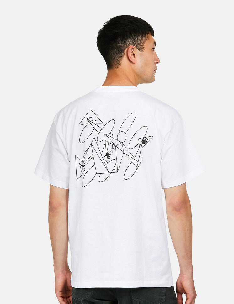 Carhartt-WIP T-Shirt Rush Hour - Blanc/Noir