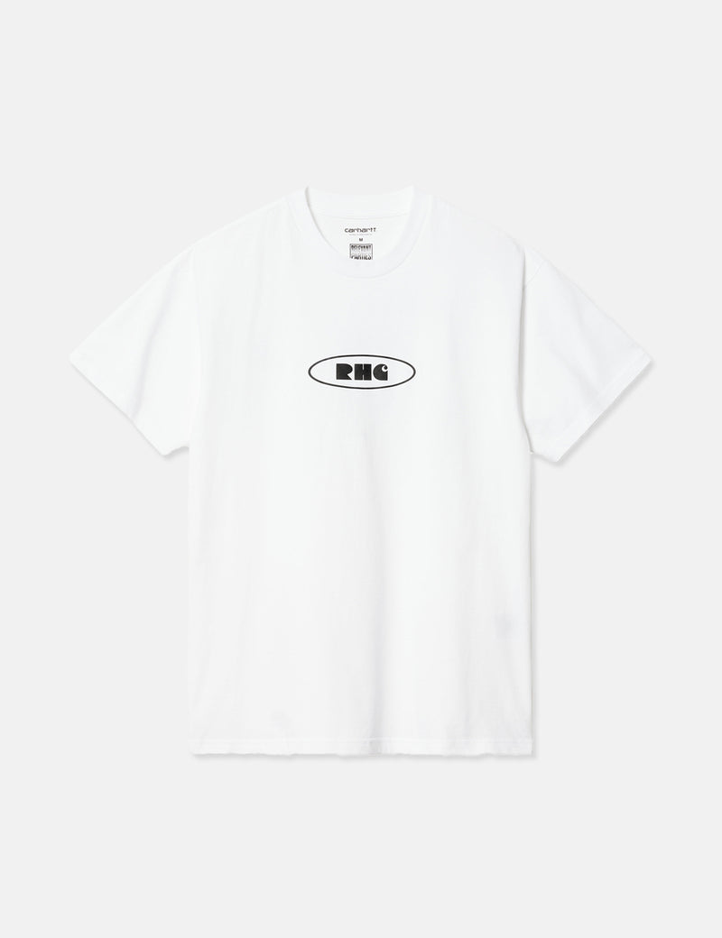 Carhartt-WIP T-Shirt Rush Hour - Blanc/Noir