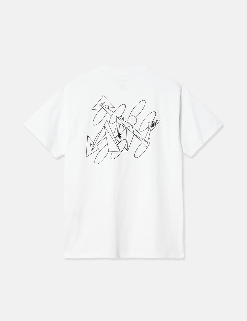 Carhartt-WIP Rush Hour T-Shirt - Weiß/Schwarz