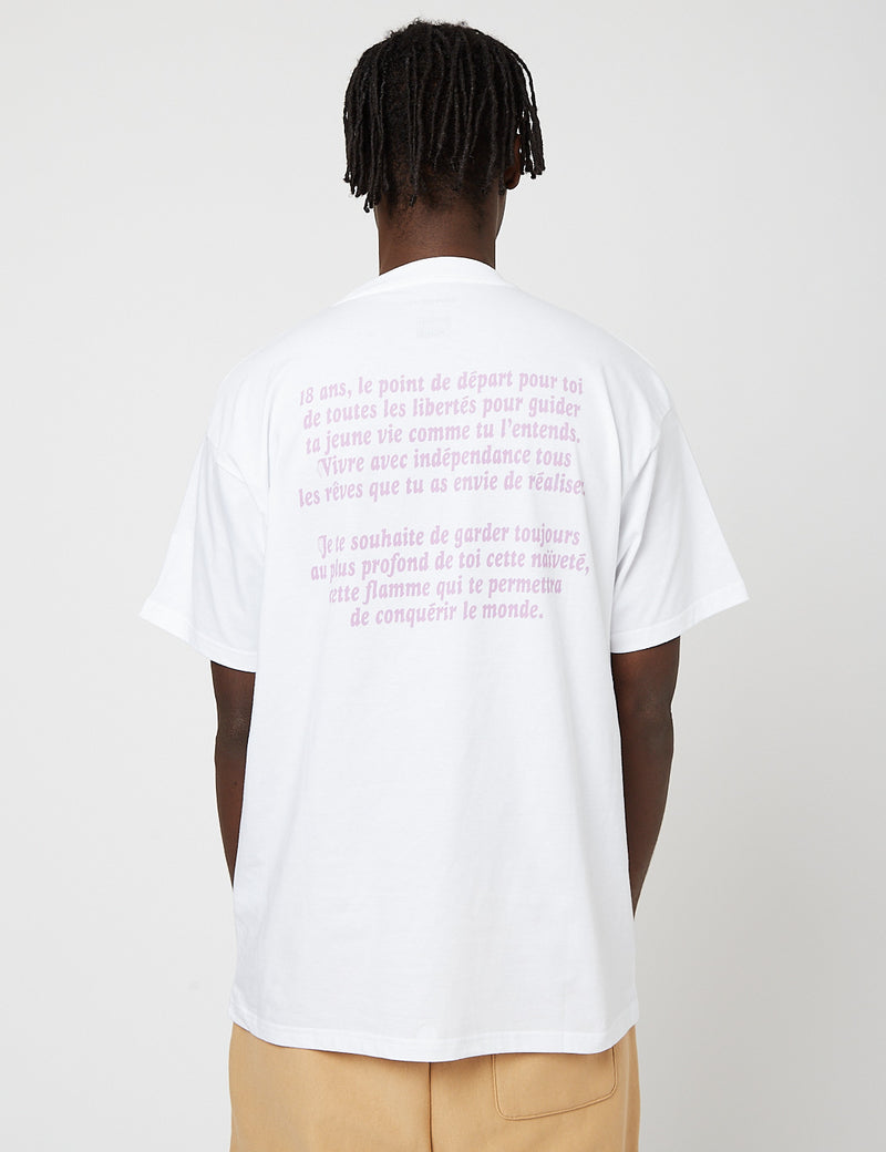 Carhartt-WIP T-Shirt Ed Banger - Blanc