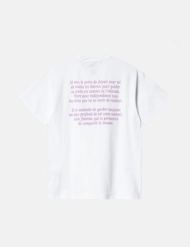 Carhartt-WIP T-Shirt Ed Banger - Blanc