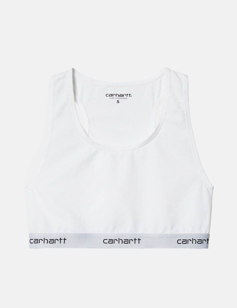 Carhartt-WIP Débardeur Script Racer Femme - Blanc