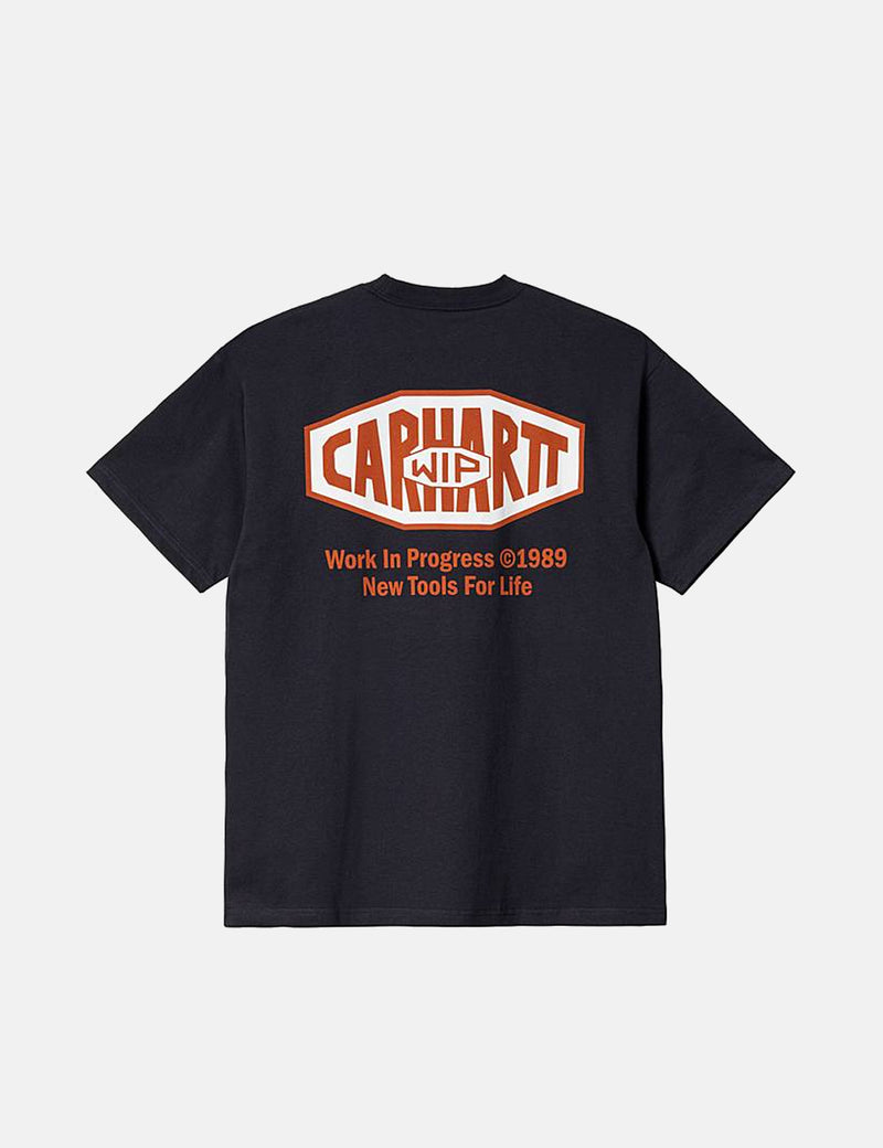 Carhartt-WIPシャツ-ダークネイビーブルー