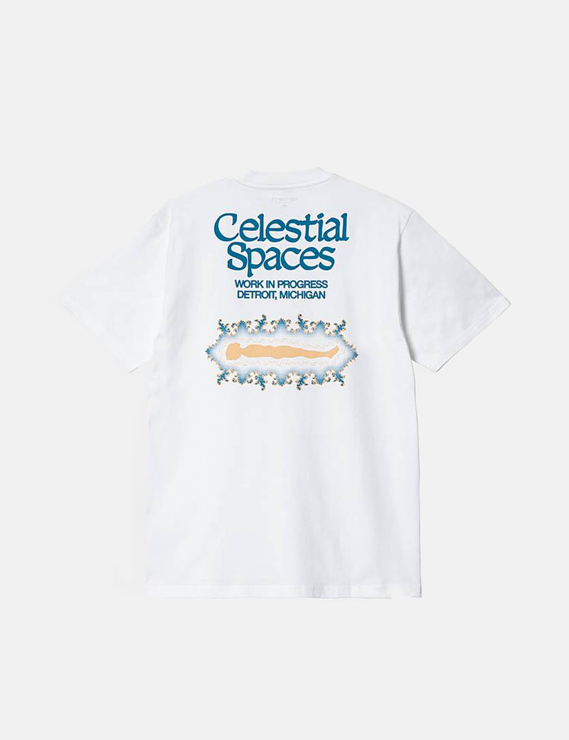 T-Shirt Carhartt-WIP Spaces - Blanc