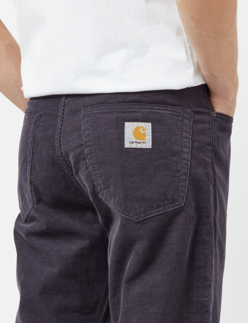 Carhartt-WIPポンティアックコードパンツ（リラックス）-アーティチョークパープル