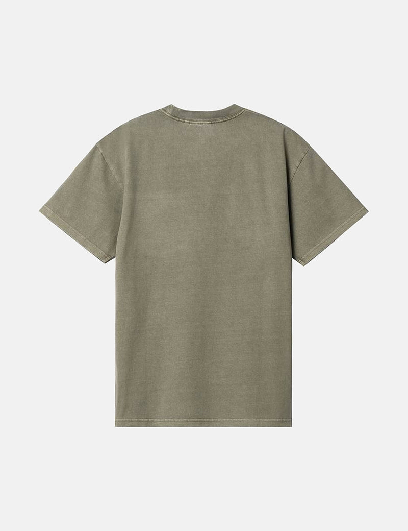 Carhartt-WIPダスターポケットTシャツ-海藻グリーン