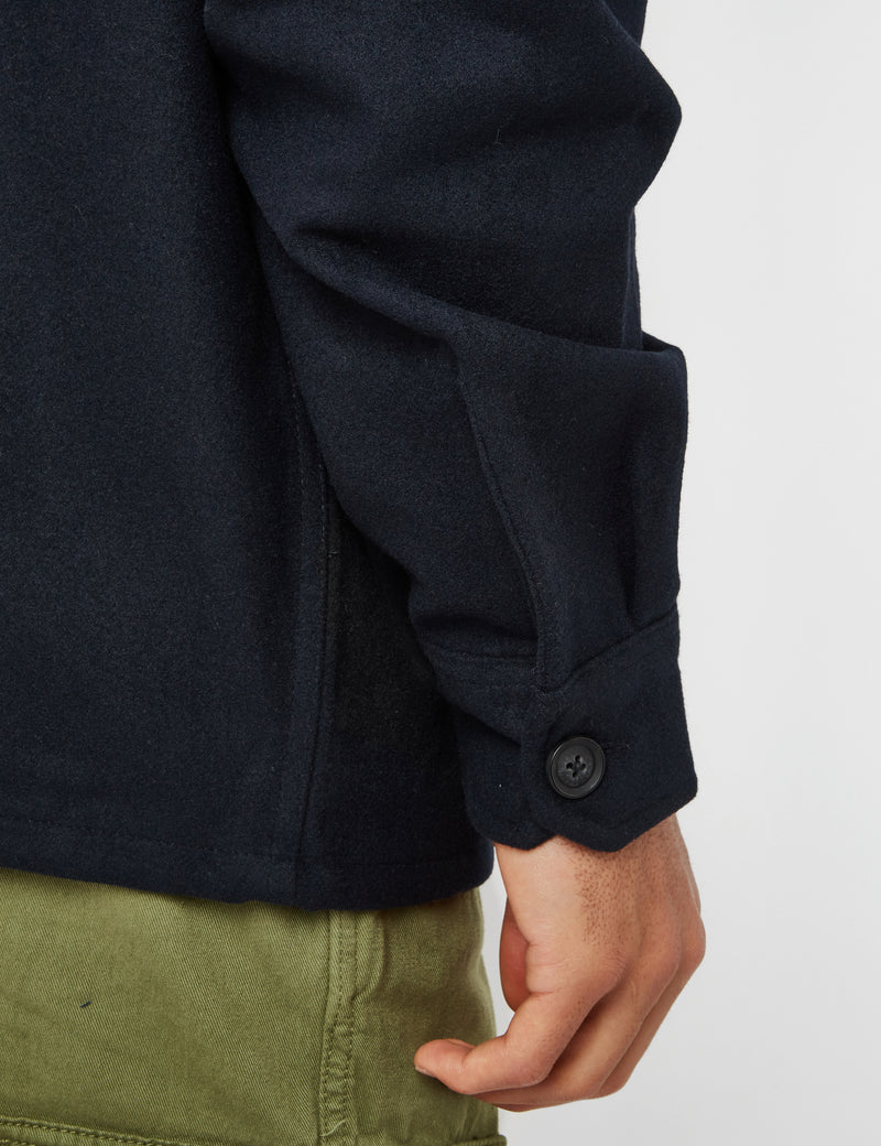 Carhartt-WIPウィストンオーバーシャツ-ダークネイビーブルー
