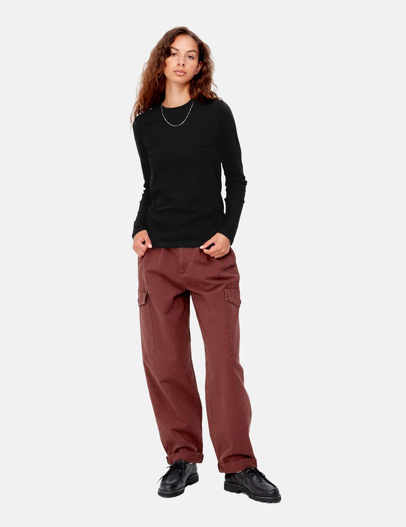 T-Shirt à Manche Longue Carhartt-WIP Femme Seri - Noir