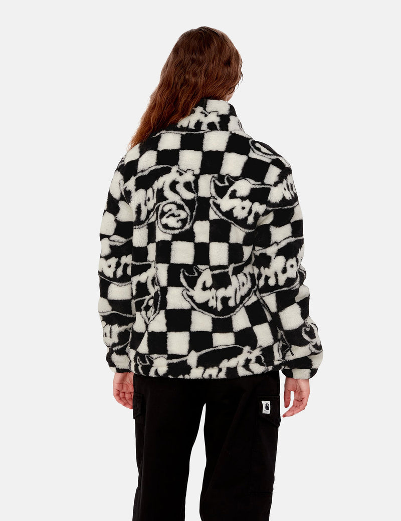 Carhartt-WIP Womens Plains Liner（Joyride Jacquard）-ブラック/ワックス
