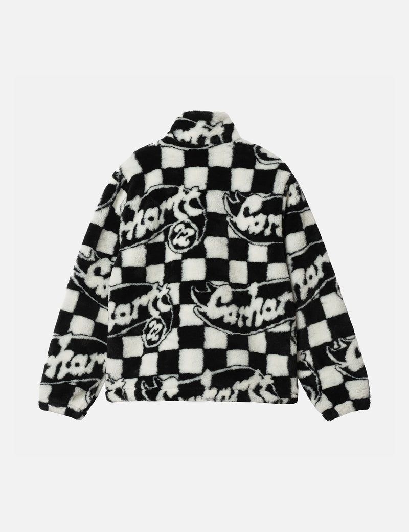 Carhartt-WIP Womens Plains Liner（Joyride Jacquard）-ブラック/ワックス