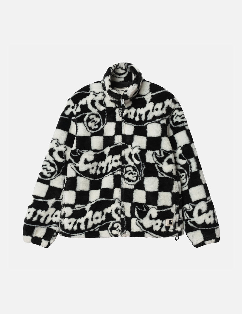 Carhartt-WIP Womens Plains Liner（Joyride Jacquard）-ブラック/ワックス