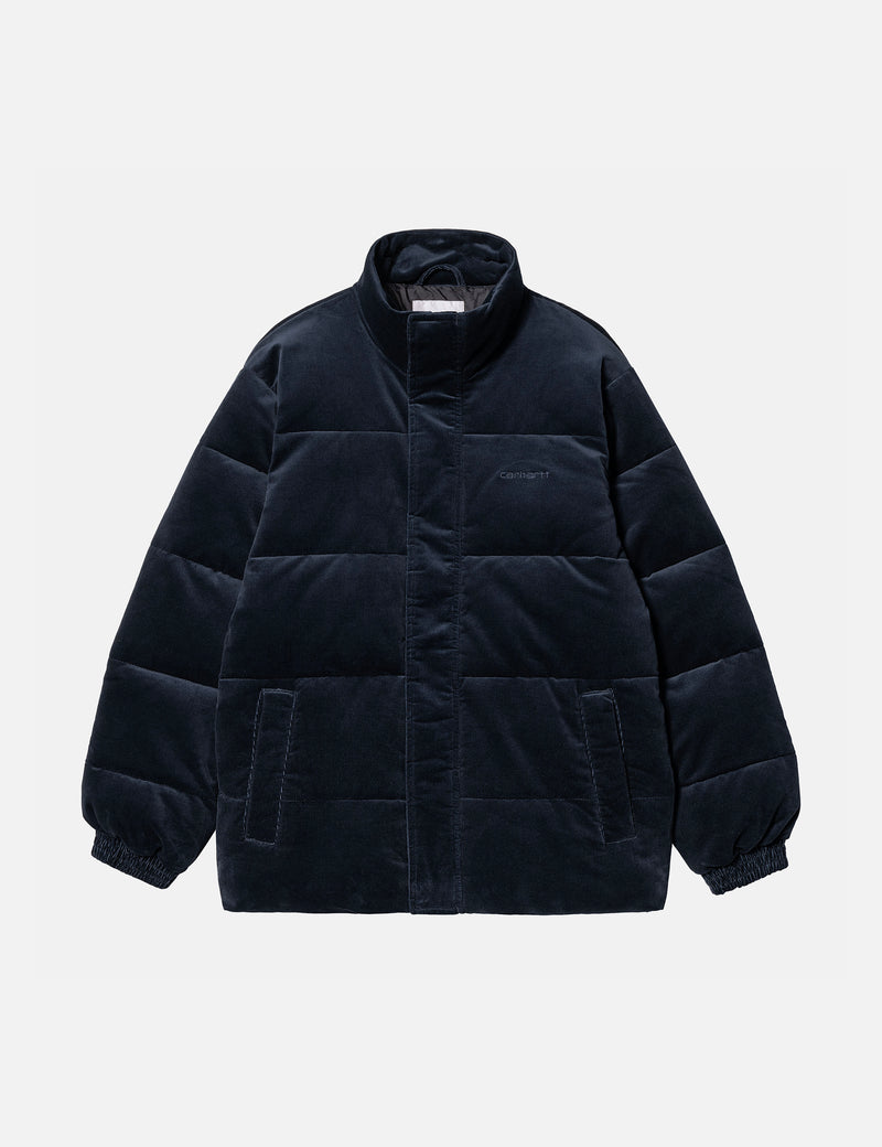 Carhartt-WIPレイトンジャケット-ダークネイビーブルー/ダークネイビーブルー