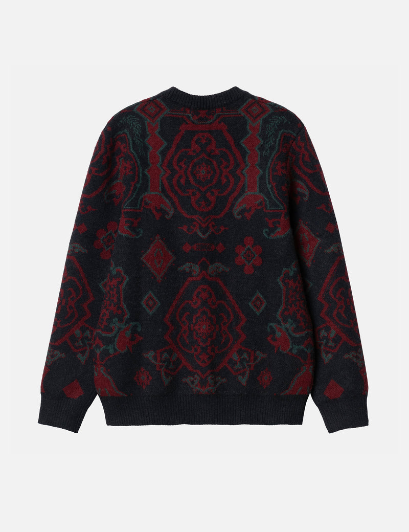 Carhartt-WIP （Verse Jacquard）-ダークネイビーブルー
