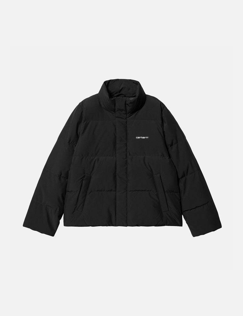 Carhartt-WIPレディースヤニージャケット-ブラック/ホワイト