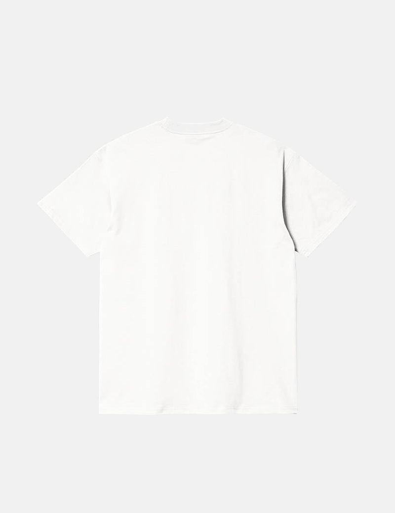 Carhartt-WIP Lucky Painter T-Shirt - White/Bonsai Green
