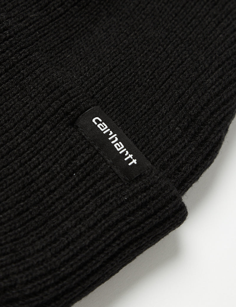 Bonnet Carhartt STRATUS LOW BLACK noir