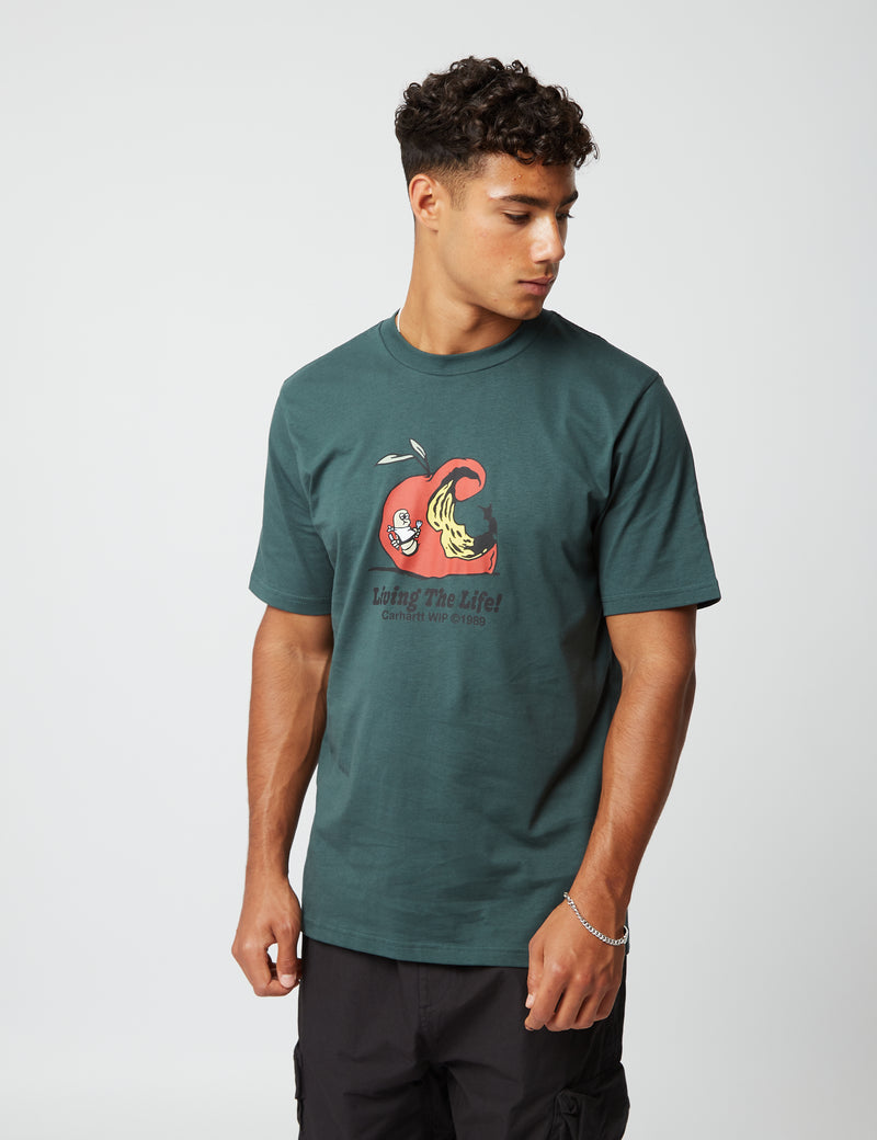 Carhartt-WIP T-Shirt Appetite - Juniper Green