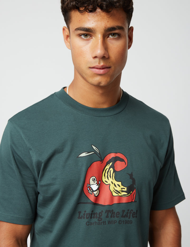 Carhartt-WIP T-Shirt Appetite - Juniper Green