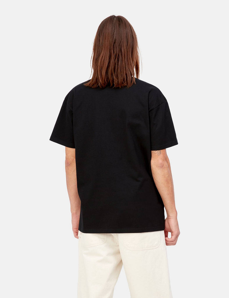 Carhartt-WIP T-Shirt Happy Script - Noir
