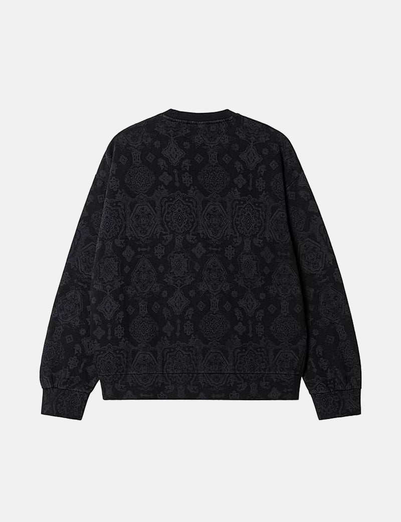 Carhartt-WIP Verse Print Sweatshirt - Black