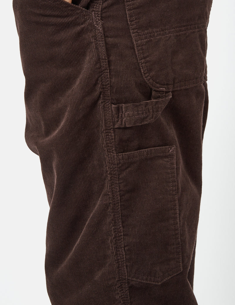 Carhartt-WIP Single Knee Pant (Velours côtelé) - Dark Umber Brown