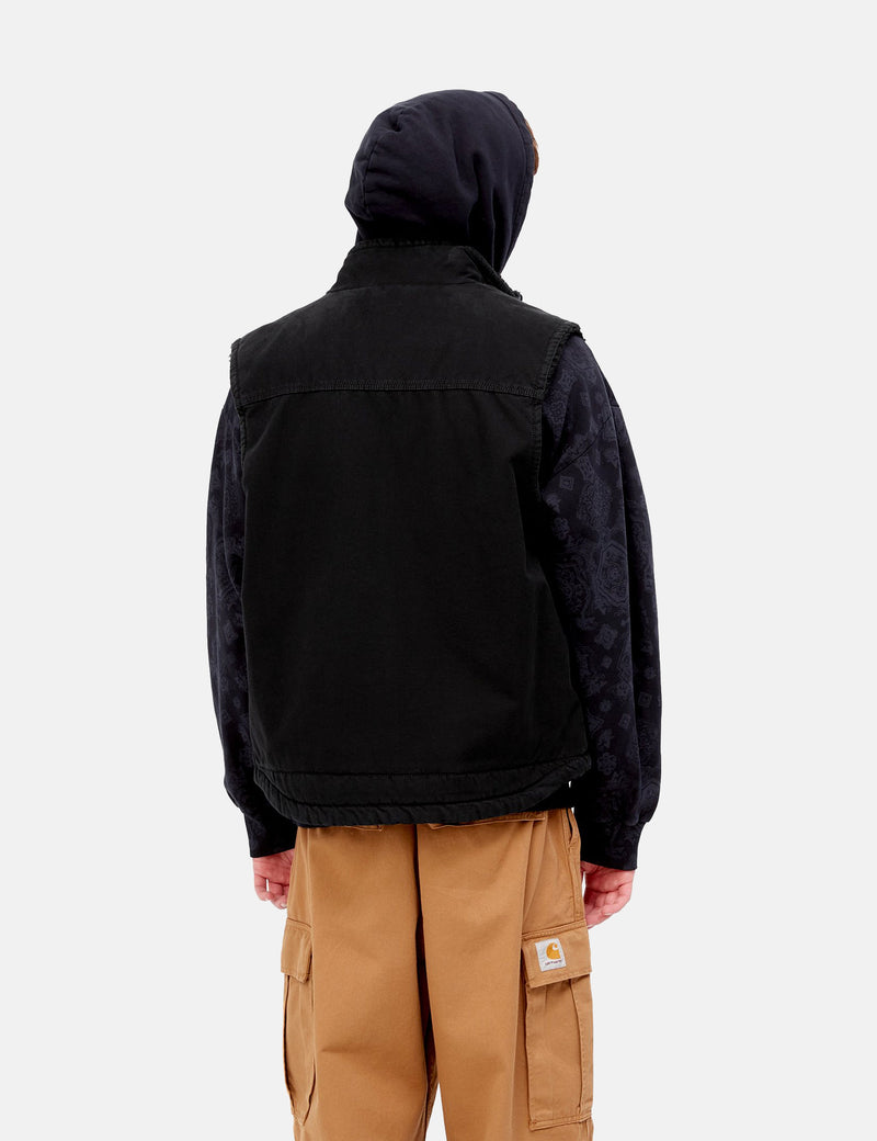 Carhartt-WIPアーリントンベスト-ブラック