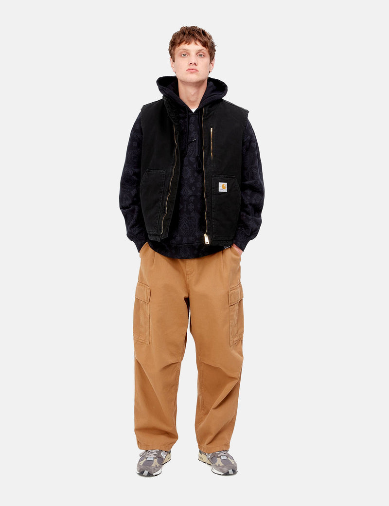 Carhartt-WIPアーリントンベスト-ブラック