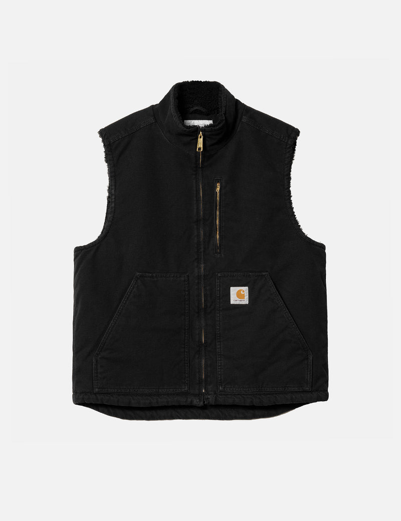 Carhartt-WIPアーリントンベスト-ブラック