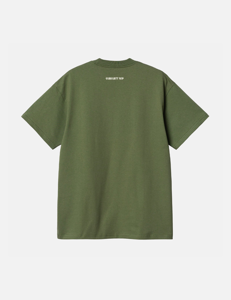 Carhartt-WIP Aces T-Shirt (Organic Cotton) - Dollar Green