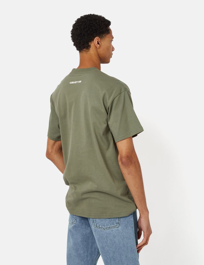 Carhartt-WIP Aces T-Shirt (Organic Cotton) - Dollar Green