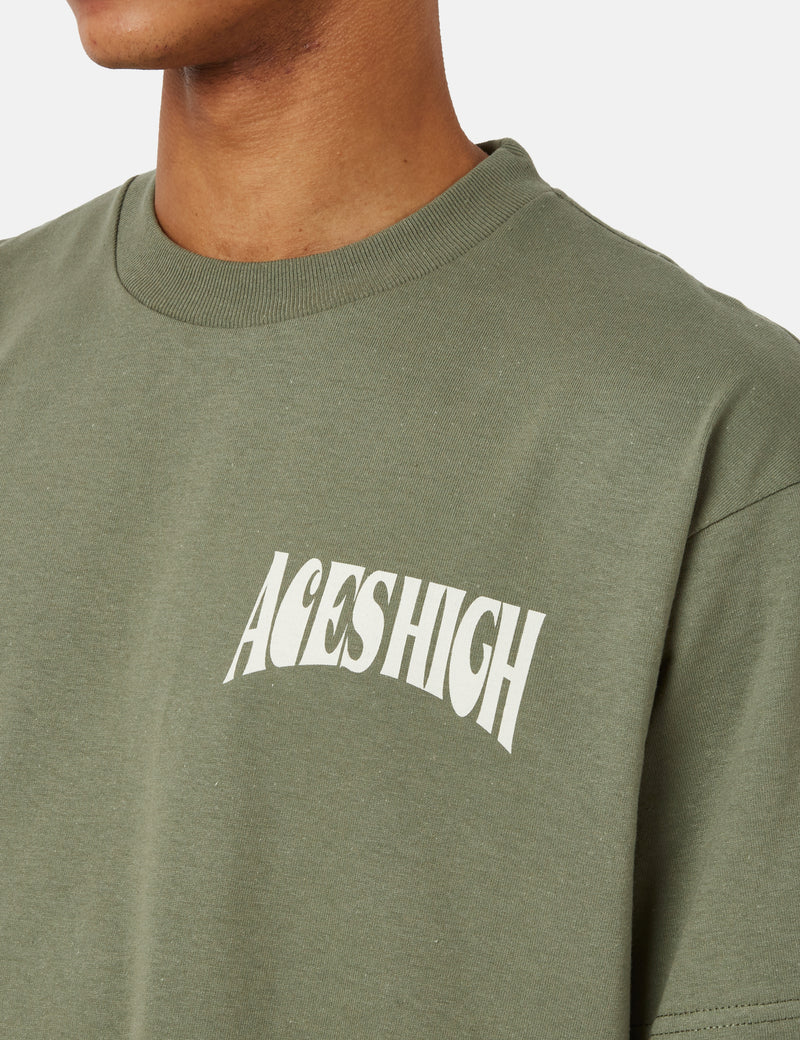 Carhartt-WIP Aces T-Shirt (Organic Cotton) - Dollar Green