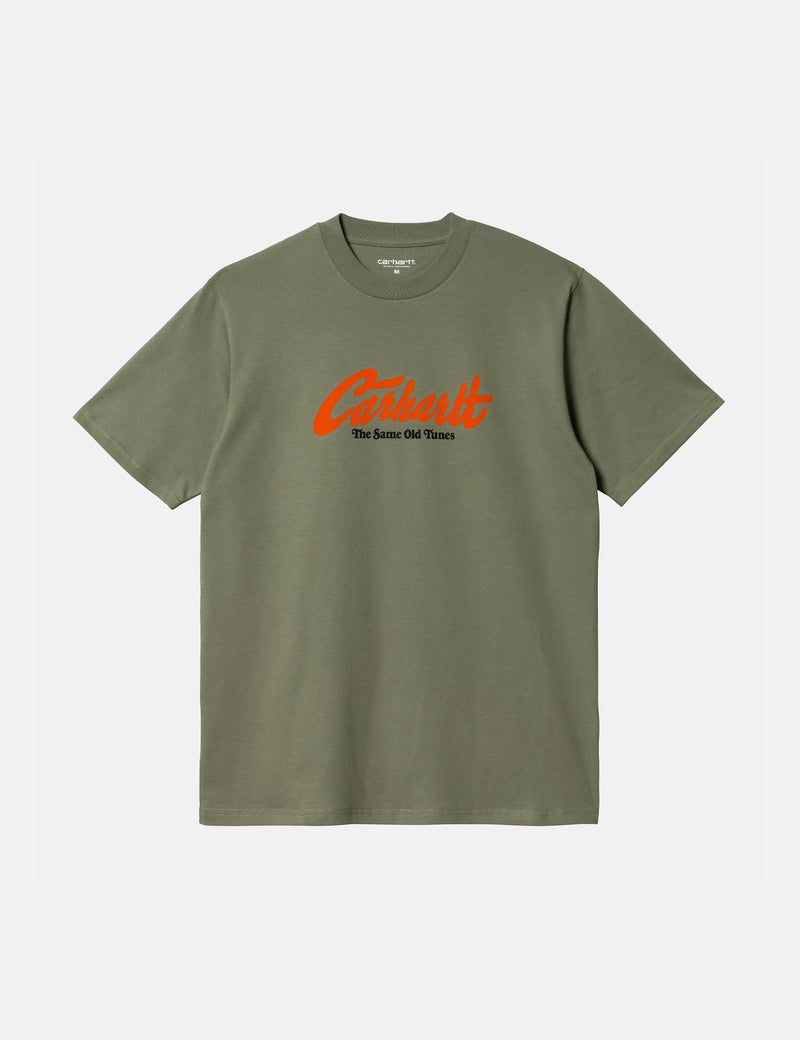 Carhartt-WIP Old Tunes T-Shirt (Organic) - Dollar Green