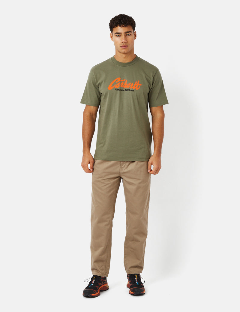 Carhartt-WIP Old Tunes T-Shirt (Organic) - Dollar Green