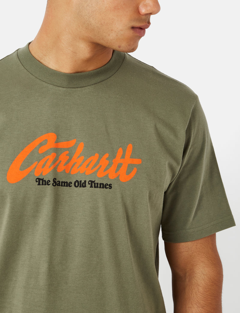 Carhartt-WIP Old Tunes T-Shirt (Organic) - Dollar Green