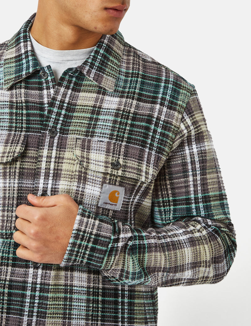Carhartt-WIP Valmon Shirt (Regular) - Valmon Check/Botanic Green