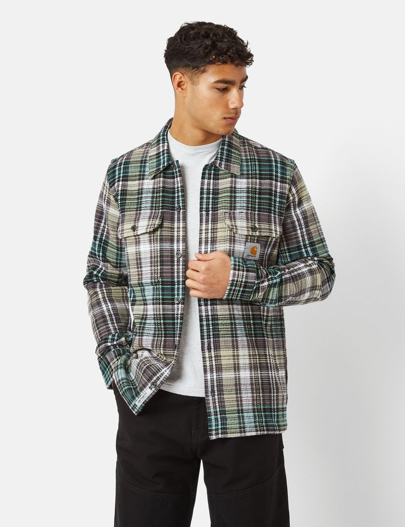 Carhartt-WIP Valmon Shirt (Regular) - Valmon Check/Botanic Green