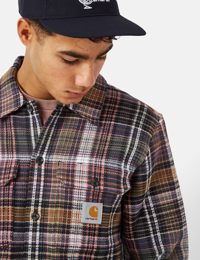 Carhartt-WIP Valmon Shirt (Regular) - Valmon Check/Hamilton Brown